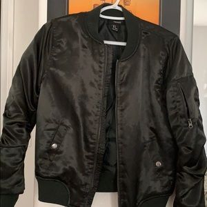 Green bomber jacket
